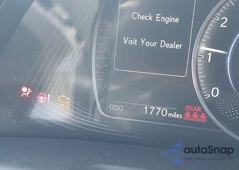 2025 Lexus Es 350 из США, поврежденный, VIN 58ADZ1B11SU193312